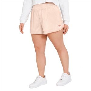Nike Womens Terry Plus Size Retro Snap Shorts